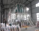 新疆50噸玉米深加工機械安裝案例